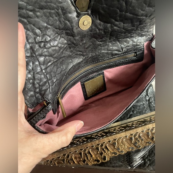 Kooba Leather Zipper Clutch Wristlet - Picture 6 of 6